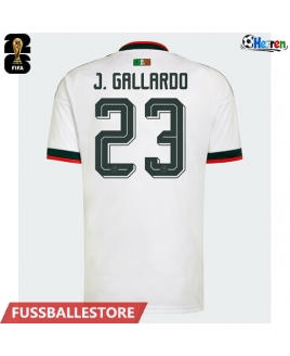 Günstige Mexiko Jesus Gallardo #23 Auswärtstrikot WM 2026 Kurzarm
